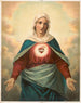 La Virgen María con el emblema del corazón en el pecho - Werner & Company — vista de la obra