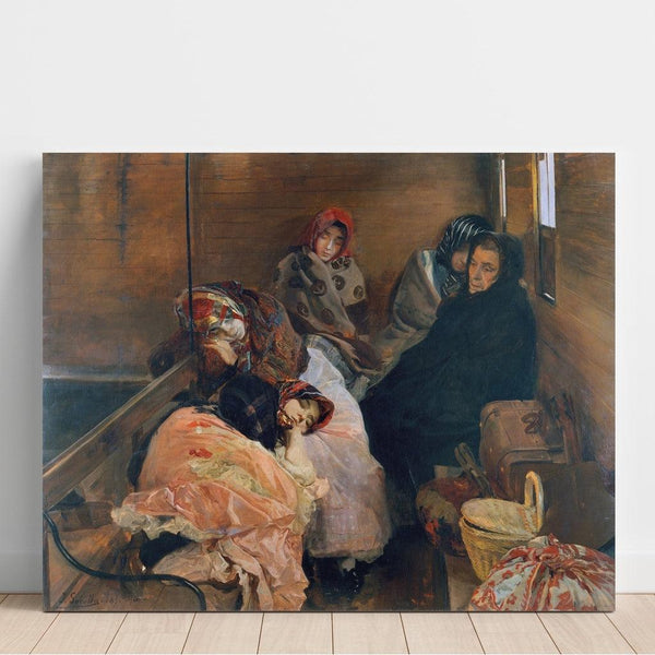 Reproducción del cuadro Comercio de esclavas blancas - Joaquín Sorolla
