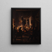 A Smoking Evening - Wilhelm Bendz — framed artwork on a wall
