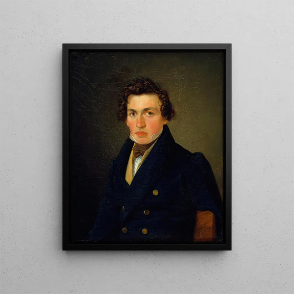 Wilhelm Bendz - Portrait of a young man.webp