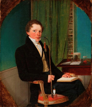 Wilhelm Bendz - Portrait of the anatomist Henrik Carl Bang Bendz The artists brother.webp