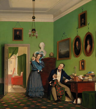Wilhelm Bendz - The Waagepetersen Family.webp