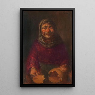 Wilhelm Busch - Alte Frau mit zerbrochenem Krug.webp