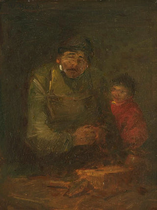 Wilhelm Busch - Sogenannte Arbeitspause Der schmerzende Daumen.webp