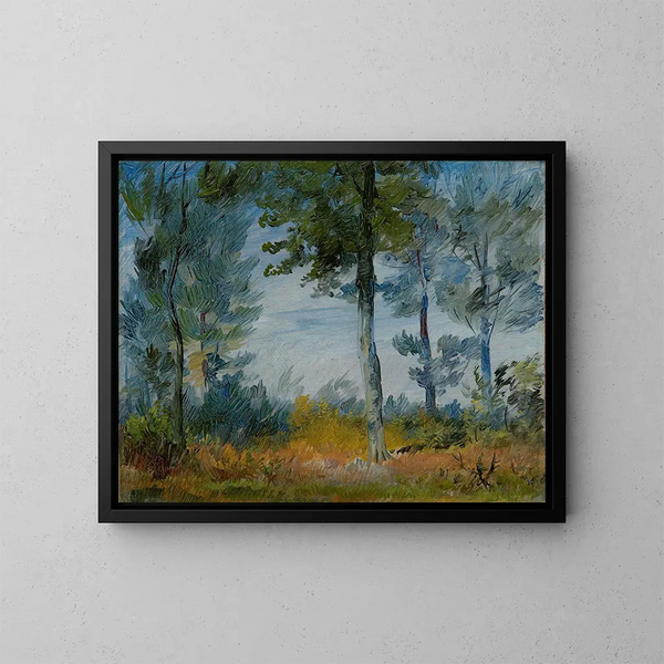 Lisière de forêt - Wilhelm Busch | Cuadro — cuadro enmarcado en la pared