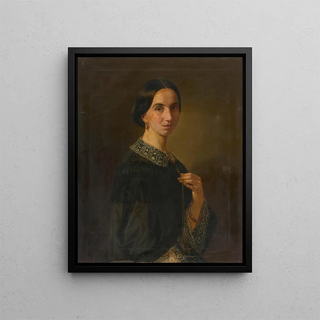 Wilhelm Drr - Damenbildnis Franziska Mammel geb Malchus.webp