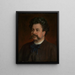 Portrait of the painter Albert Obermüller - Wilhelm Füssli — framed artwork on a wall