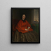 Retrato de Ida Baronesa von Kettner nacida Baronesa de Fischer - Wilhelm Füssli — cuadro enmarcado en la pared