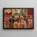 Bal de la ciudad de Viena - Wilhelm Gause — cuadro enmarcado en la pared