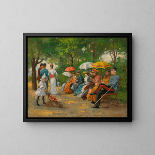Wilhelm Gause - Die Lsterallee im Wiener Prater.webp