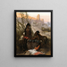 Hunters of the Nubian Desert - Wilhelm Gentz — framed artwork on a wall