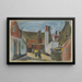 Rue de Village avec Chariot - Wilhelm Gutmann — cuadro enmarcado en la pared