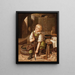 The Little Craftsman - Wilhelm Kiesewetter — framed artwork on a wall