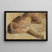Mono - Wilhelm Kuhnert — cuadro enmarcado en la pared