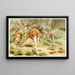 The Red Kangaroo - Wilhelm Kuhnert — framed artwork on a wall