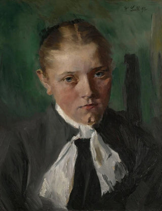 Wilhelm Leibl - Bauernmdchen Peasant Girl.webp