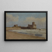 Côte marine près de Palma en Sicile - Wilhelm Ludwig Friedrich Riefstahl — framed artwork on a wall