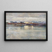 Ambiance hivernale au lac de Zurich - Wilhelm Ludwig Lehmann — cuadro enmarcado en la pared