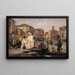 Descenso de una góndola en Venecia - Wilhelm Marstrand — cuadro enmarcado en la pared