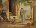 Niño aprendiendo a caminar - Wilhelm Marstrand — vista de la obra