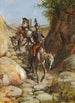 Don Quijote y Sancho Panza regresan de las montañas negras - Wilhelm Marstrand — vista de la obra
