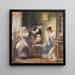 Una escena de la vida cotidiana - Wilhelm Marstrand — cuadro enmarcado en la pared