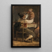 L'amour paternel - Wilhelm Marstrand — cuadro enmarcado en la pared