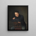 Gottlieb Bindesbøll, arquitecto danés - Wilhelm Marstrand — cuadro enmarcado en la pared