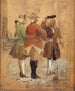 Holberg se aparta para Jacob von Thyboe y Jean de Francia - Wilhelm Marstrand — vista de la obra