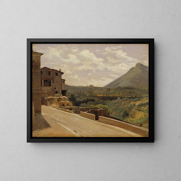 Paisaje italiano - Wilhelm Marstrand — cuadro enmarcado en la pared
