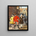Jacob contra Thybo y Jean de Francia - Wilhelm Marstrand — cuadro enmarcado en la pared