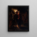 Baiser de Judas - Wilhelm Marstrand — cuadro enmarcado en la pared
