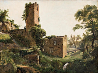 Wilhelm Marstrand - Landscape with ruins.webp