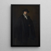 El pintor Constantin Hansen - Wilhelm Marstrand — cuadro enmarcado en la pared