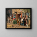 Escena de mudanza - Wilhelm Marstrand — cuadro enmarcado en la pared