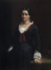 retrato de Mademoiselle Vilhelmine Ville Hage, más tarde Madame Heise 1838-1912 - Wilhelm Marstrand — vista de la obra