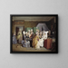Scene of the Delivery Room by Ludwig Holberg - Wilhelm Marstrand — framed artwork on a wall