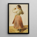 Estudio de una italiana bailando - Wilhelm Marstrand — cuadro enmarcado en la pared