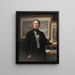 L'historien de l'art Niels Lauritz Høyen - Wilhelm Marstrand — cuadro enmarcado en la pared