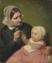 La mujer del artista y su hijo Poul - Wilhelm Marstrand — vista de la obra