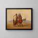 La Santa Familia en huida, boceto - Wilhelm Marstrand — cuadro enmarcado en la pared