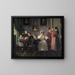 La familia Waagepetersen - Wilhelm Marstrand — cuadro enmarcado en la pared
