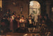 D'une osteria romaine Fumadores de pipa y mujeres italianas - Wilhelm Marstrand — vista de la obra