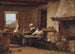 women working in a farm kitchen near Olevano, Italy - Wilhelm Marstrand — artwork view