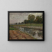 Rive de fleuve - Wilhelm Nagel — cuadro enmarcado en la pared