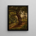 Study of a Tree - Wilhelm Peter Bayer — framed artwork on a wall