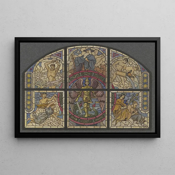 Wilhelm Ss - Saint Michael with the dragon and other scenes.webp