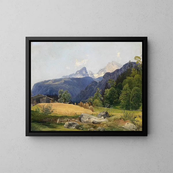 Motif d'Unterstein - Wilhelm Steinfeld — cuadro enmarcado en la pared