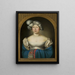Retrato de Louise, reina de Prusia - Wilhelm Ternite — cuadro enmarcado en la pared
