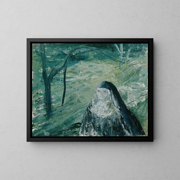 Monja - Wilhelm Thöny — cuadro enmarcado en la pared
